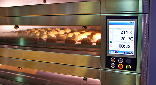 panel pc für brot ofen