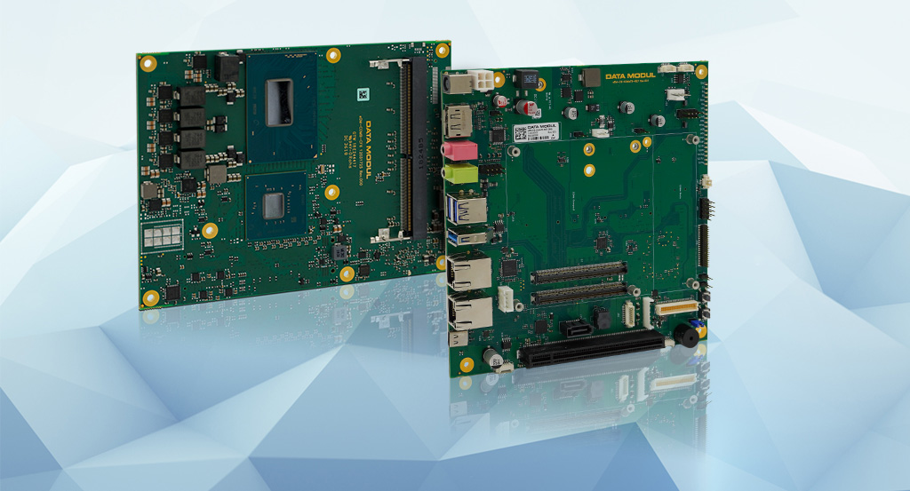 COM Express module with new embedded carrierboard