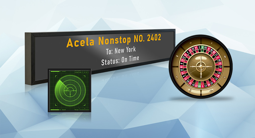 Customized stretched panels with Tartan technology