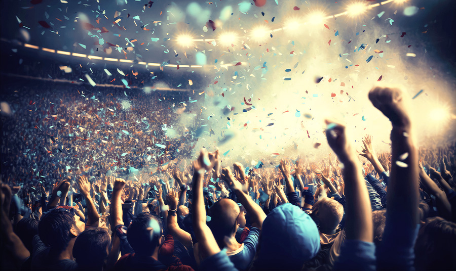 crowd at a music festival