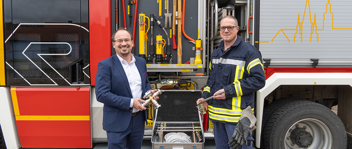 DATA MODUL supports fire brigade of Weikersheim