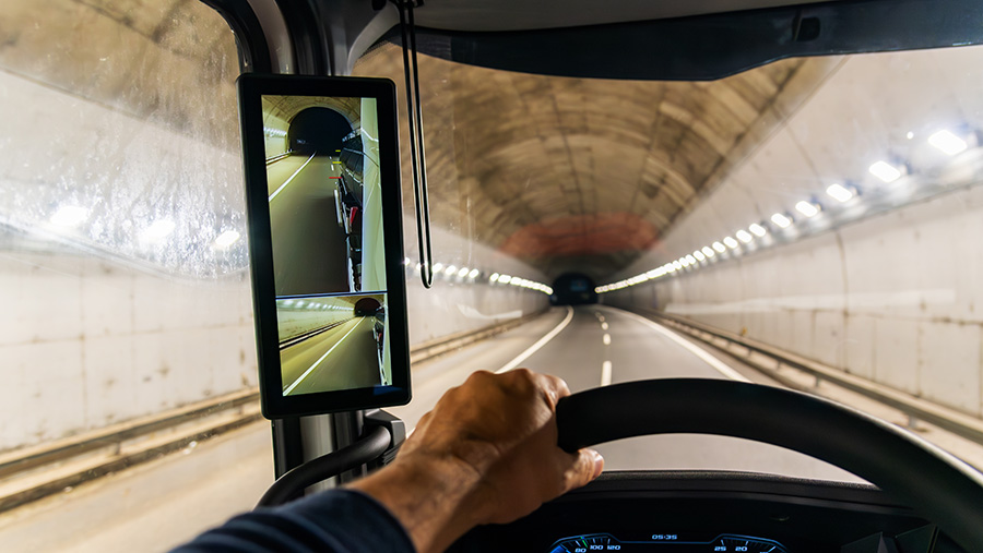 e-mirror rearview mirror truck data modul