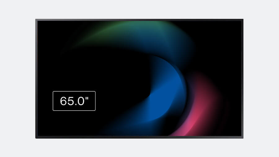 digital signage standard monitor samsung qh65b