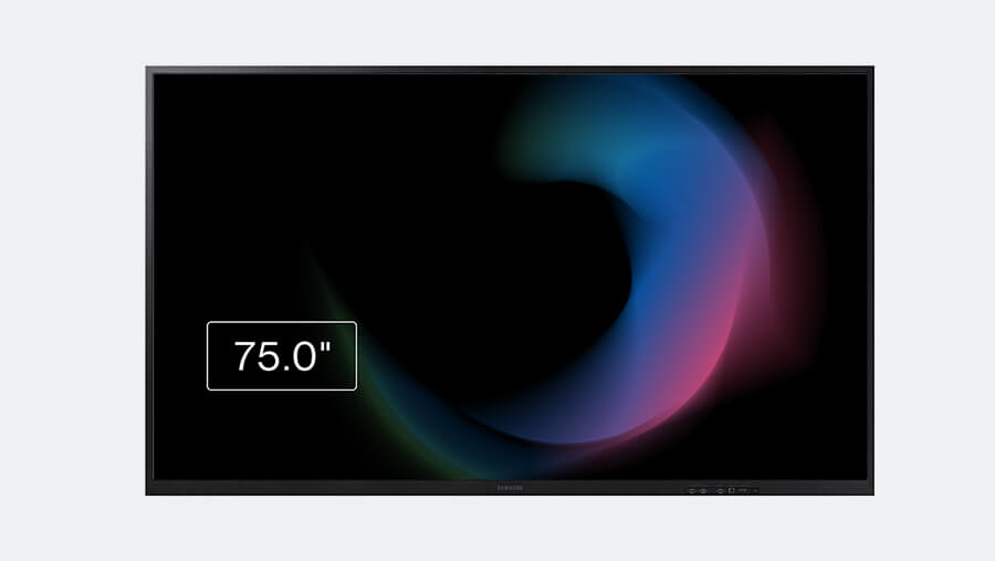 digital signage whiteboard samsung WM75B