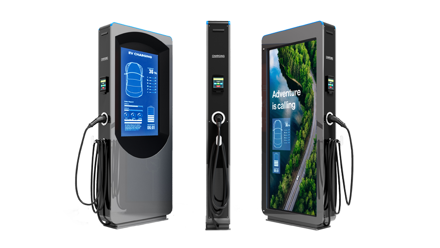 EV charging meets signage system