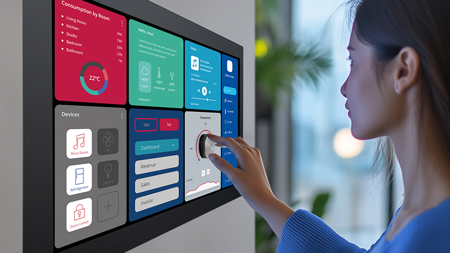 Wheel on Display Smart Home