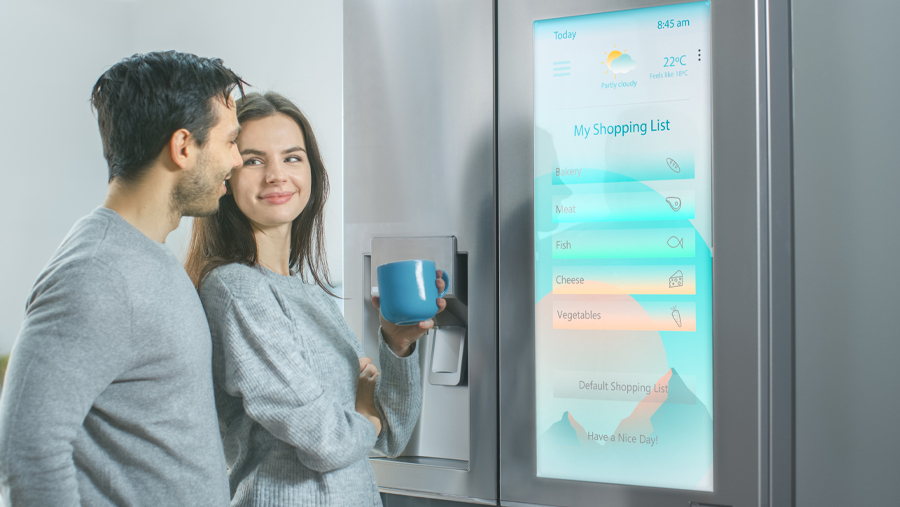 Fridge display white goods